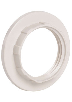 Кольцо абажурное КП14-К02 к патрону Е14 пластик белый (индивидуальный пакет) IEK