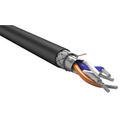 ITK Кабель интерфейсный RS-485 2х2х0,78 нг(А)-HF черный (200м)