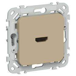 FLITE Розетка HDMI РШДМА-ФлХ хаки IEK