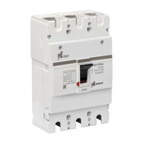 Выключатель автоматический ВА04-35Про 3P 250А Icu-18kA (250C) Контактор