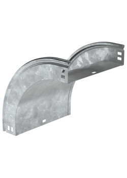 ESCA Поворот плавный 90град тип В20 80х200мм HDZ IEK