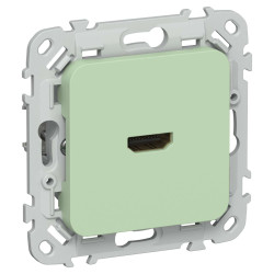 FLITE Розетка HDMI РШДМА-ФлФ фисташковый IEK