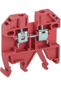 Клемма винтовая КВИ-2,5мм2 красная IEK