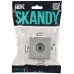 SKANDY Розетка TV проходная SK-A17S серебряный IEK