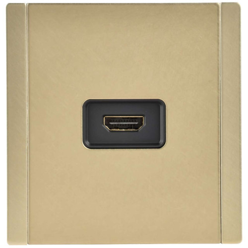 FORTE&PIANO Розетка HDMI FP640M металл шампань IEK FORTE&PIANO Розетка HDMI FP640M металл шампань IEK
