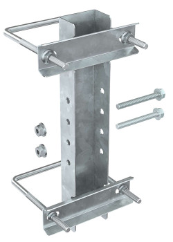 Крепление к опорам ограждений 80-100мм для одной консоли IEK