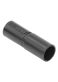 ELASTA Муфта труба-труба GI16G черная IEK