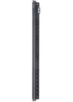 ITK BASE PDU вертикальный PV1101 24U 1 фаза 16А 10 розеток SCHUKO (немецкий стандарт) + 10 розеток C19 без кабеля с входным разъемом C20