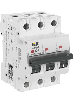 ARMAT Автоматический выключатель M10N 3P K 4А IEK