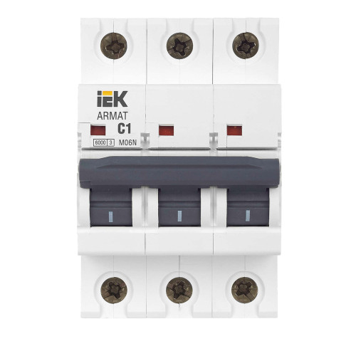 ARMAT Автоматический выключатель M06N 3P C 1А IEK