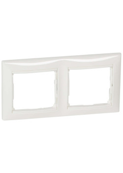 VALENA Рамка 2-местная белый