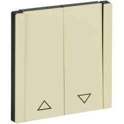 FORTE&PIANO Выключатель жалюзи 10А FP811M металл серый сланец IEK