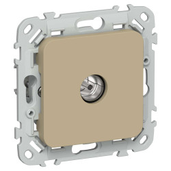 FLITE Розетка TV экранированная проходная тип M РТВм-1-1-2-ФлХ хаки IEK