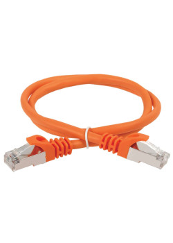 ITK Коммутационный шнур (патч-корд) кат.6 FTP PVC 0,5м оранжевый