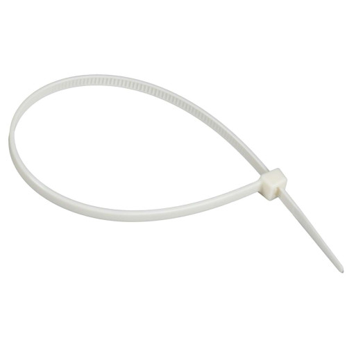 Хомут P6.6 самозатухающий белый 3,6х200мм IEK