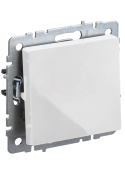 BRITE Выключатель 1-клавишный 10А ВС10-1-0-БрБ белый IEK