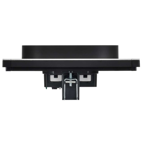 FORTE&PIANO Розетка 2-местная с заземлением с защитными шторками безвинтовое крепление 16А FP223M металл белый IEK