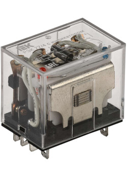 Реле РЭК77/4(LY4) с индикацией 10А 12В AC IEK