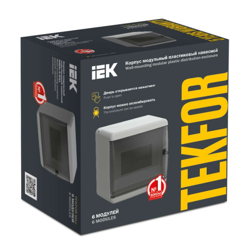 TEKFOR Mini Корпус пластиковый КМПн-6 IP41 белый IEK