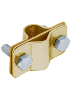 Зажим соединительный параллельный пруток-стержень латунь IEK