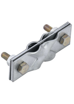 Зажим заземления диагональный полоса/пруток-полоса/пруток оцинкованная сталь IEK