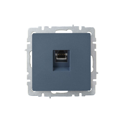 BRITE Розетка компьютерная RJ45 кат.6 РК11-БрМ маренго IEK