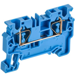 ARMAFIX Клемма пружинная CX4 BU 4мм2 проходная синяя IEK