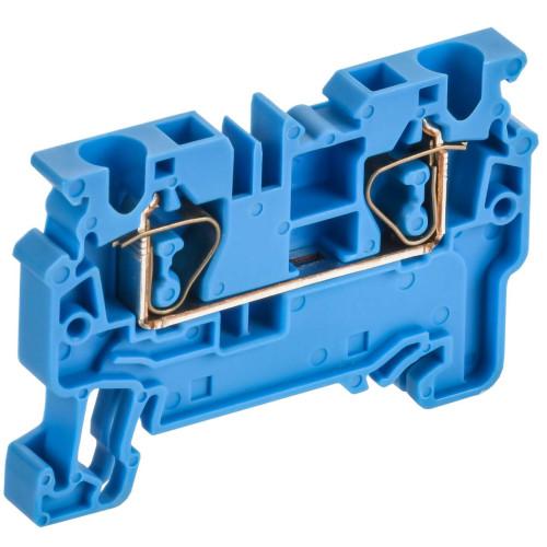 ARMAFIX Клемма пружинная CX4 BU 4мм2 проходная синяя IEK