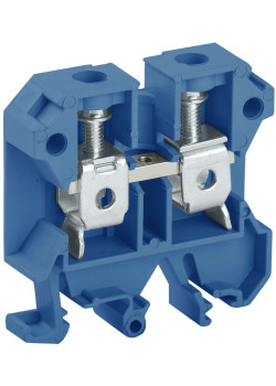 Клемма винтовая КВИ-16мм2 синяя IEK