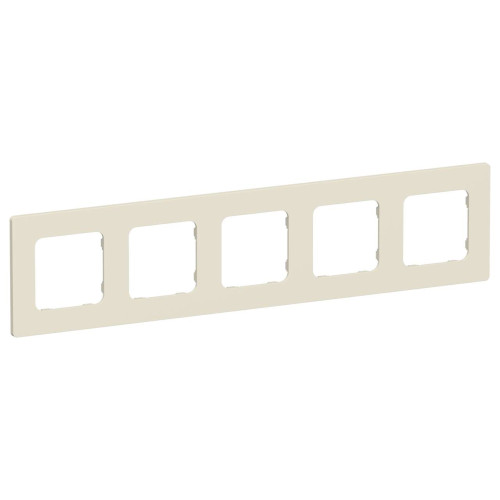 FLITE Рамка 5-местная РУ-5-К-ФлСл сливочный IEK
