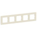 FLITE Рамка 5-местная РУ-5-К-ФлСл сливочный IEK FLITE Рамка 5-местная РУ-5-К-ФлСл сливочный IEK