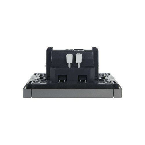 FORTE&PIANO Выключатель 1-клавишный 10А FP501 сталь IEK