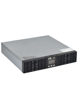 ITK ELECTRA OR ИБП однофазный онлайн 6кВА/6кВт 2U LCD дисплей 192-240VDC клеммная колодка без АКБ с регулируемым зарядным устройством USB EPO RS232 SNMP слот Rack/Tower