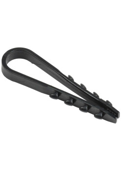 Дюбель хомут 5-10мм нейлон черный (100шт) IEK