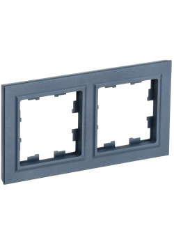 BRITE Рамка 2-местная РУ-2-БрМ маренго IEK