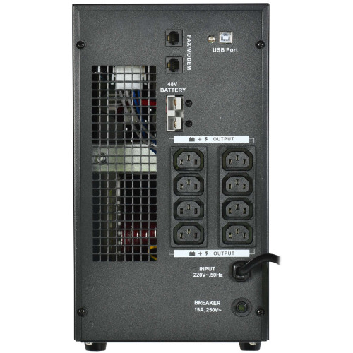 ITK ELECTRA LT ИБП однофазный линейно-интерактивный 2кВА/1,6кВт 8хС13 LCD дисплей 48VDC без АКБ USB RJ45/11