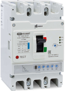Выключатель автоматический PRO.KVАNT S1-250N 3P 160А 35кА Контактор