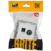 BRITE Розетка двойная TV+RJ45 кат.5E РТВ/РК12-БрАБ арктический белый IEK