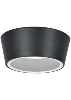 Светильник уличный 5104 потолочный под лампу GX53 IP65 черный IEK