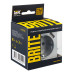 BRITE Розетка 1-местная с заземлением с защитными шторками 16А с USB A+A 5В 3,1А РЮш10-2-БрА алюминий IEK