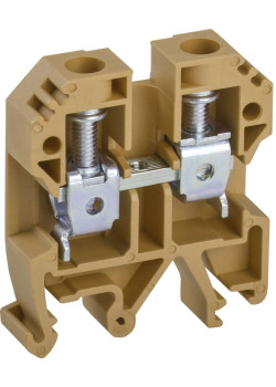 Клемма винтовая КВИ-10мм2 желтая IEK