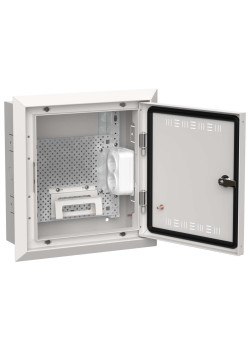 TITAN 5 Корпус мультимедиа ЩРв-12 (1х12) 380х365х130мм IP30 белый IEK