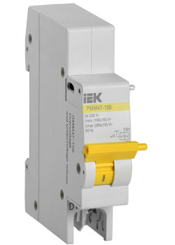 Расцепитель минимального и максимального напряжения РММ47-150 на DIN-рейку для ВА47-150 IEK