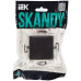 SKANDY Выключатель 1-клавишный перекрестный 10А SK-V03G графит IEK