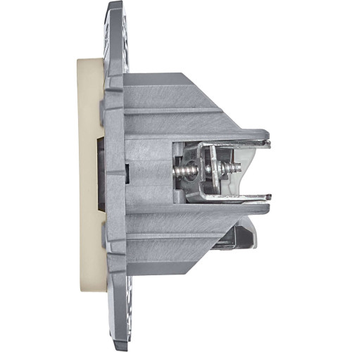 INSPIRIA Розетка компьютерная двойная RJ45 категория 5Е UTP слоновая кость