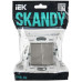 SKANDY Выключатель 2-клавишный проходной 10А SK-V05N металл никель IEK