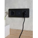 BRITE Розетка USB A+C 18Вт РЮ11-1-БрГ графит IEK