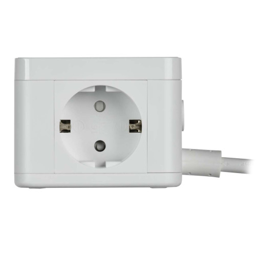 DOMINIC Удлинитель с беспроводной зарядкой 10Вт У02К 2 места 2P+PE 1,3м 3х1,0мм2 16А/250В USB A+C белый IEK DOMINIC Удлинитель с беспроводной зарядкой 10Вт У02К 2 места 2P+PE 1,3м 3х1,0мм2 16А/250В USB A+C белый IEK