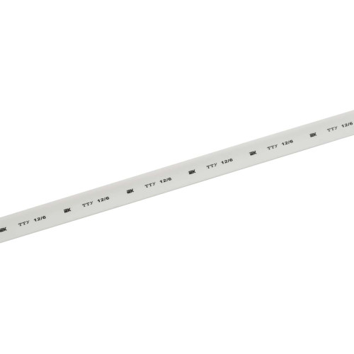 Трубка термоусадочная ТТУ нг-LS 12/6 белая (100м/упак) IEK