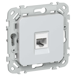 FLITE Розетка компьютерная RJ45 категория 6 UTP РК6-1-0-ФлЖ жемчуг IEK